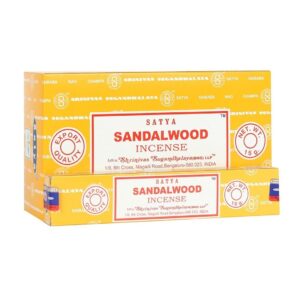 Sandalwood - Satya Nag Champa Incense 12pk
