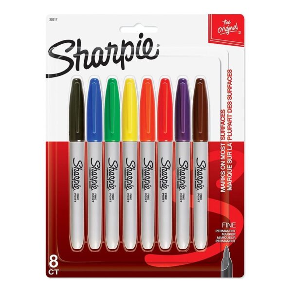 Sharpie Permanent Markers 8pcs