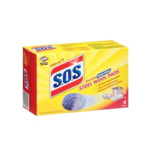 SOS Steel Wool Pads 4pc