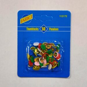 Thumbtacks Coloured 50pc