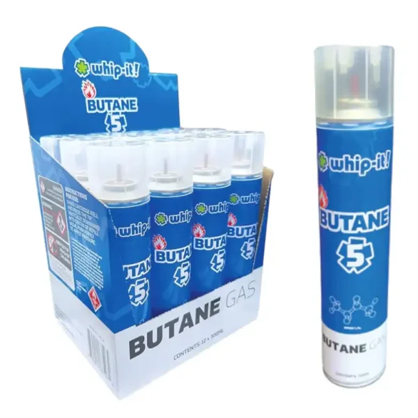 Whip-it! Butane 5x Refined 300ml (Pack of 12 – $2.49 each)