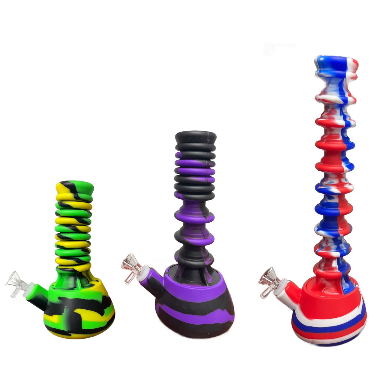 Expandable Beaker Bong 7"-15"