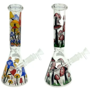 GLASS BONG MUSHROOM 10" MST018