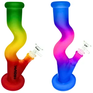 GLASS BONG ZIGZAG 10" MST024