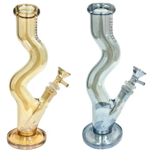 GLASS BONG ZIGZAG MST025