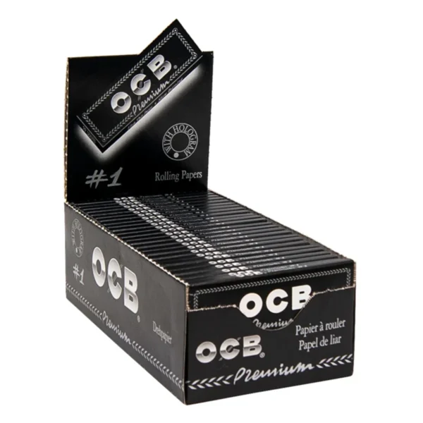 OCB Premium #1 Single Wide Rolling Papers - 50x50