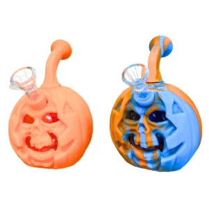 Pumpkin Skull Bong