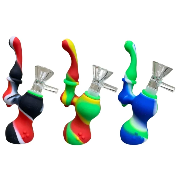 Silicone Bubbler 5" Bong YH06MAY