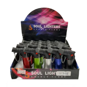 Soul Mini Torch 708 Double Flame (Pack of 20 — $1.99 each)